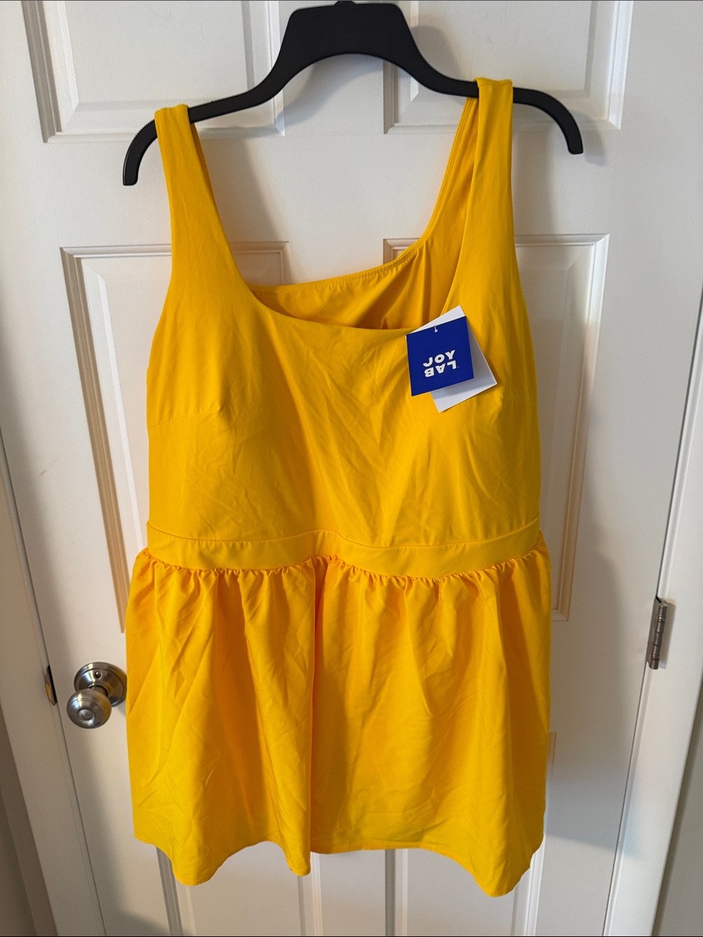 NWT JoyLab Women's Game Day Skort Active Dress Built in Shorts Sunny Yellow 1X